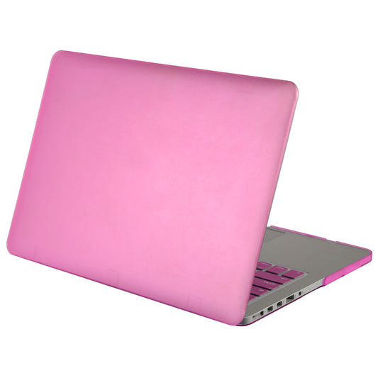 Hard Shell Portfolio Case for Apple Macbook Pro 13’’ Retaina with Keyboard Skin - Hot Pink -