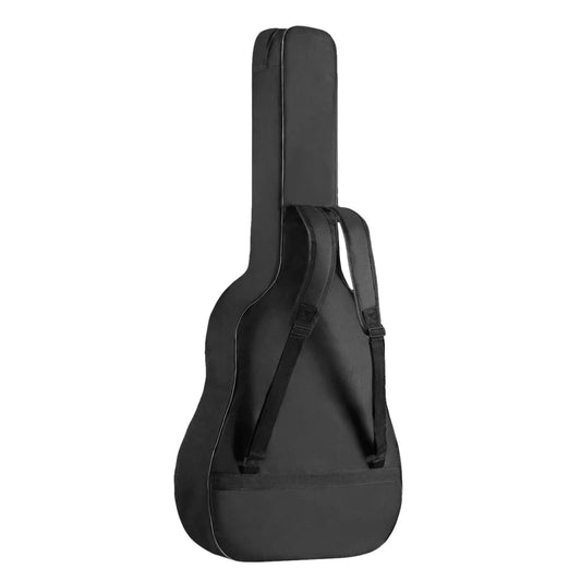 41” Guitar Backpack Adjustable Shoulder Strap Water-resistant Guitar Carry Bag 5mm Thick Padded Protective Acoustic Guitar Bag - Black -