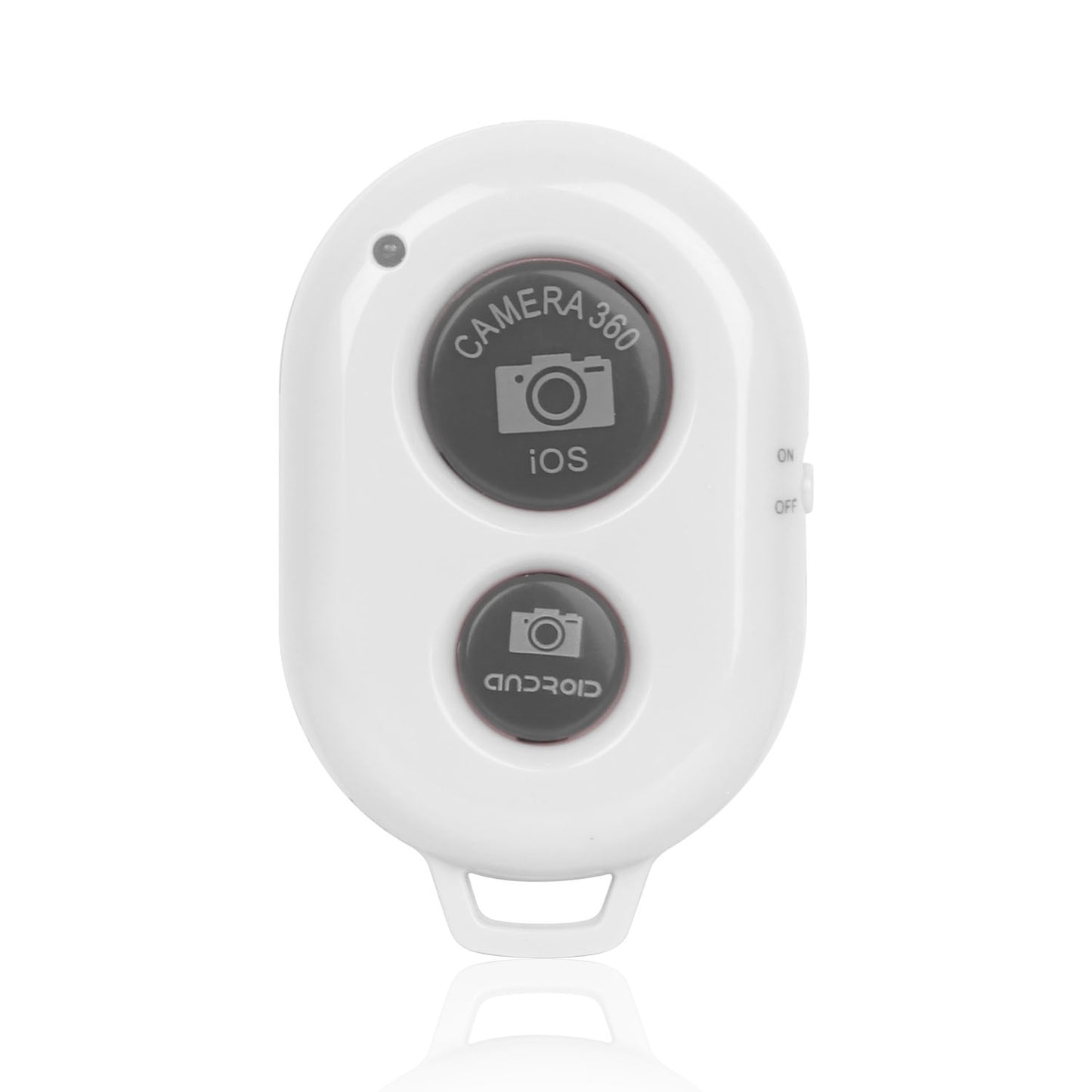 Unique Wireless Shutter Remote Controller for Android and iOS Devices - White -