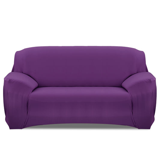 Sofa Cover Printed Stretch Sofa Furniture Cover Soft Sofa Slipcover Polyester Furniture Protector Cover - Purple -