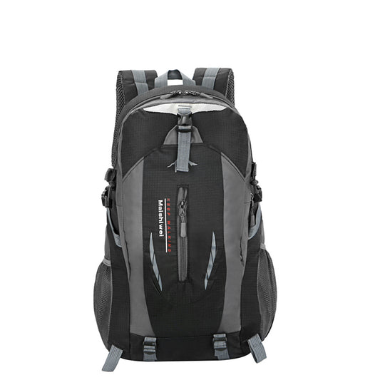 36L Outdoor Backpack Waterproof Daypack Travel Knapsack - Black -