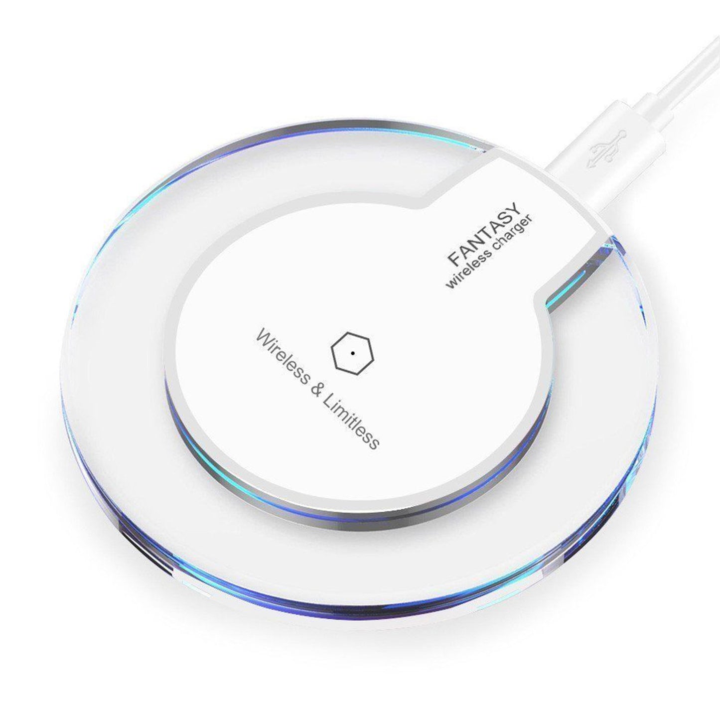 Mini Qi-Wireless Charging Pad - White -