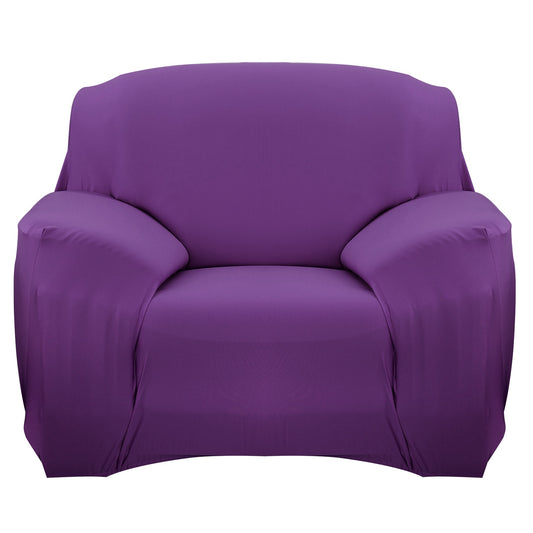 Sofa Cover Printed Stretch Sofa Furniture Cover Soft Sofa Slipcover Polyester Furniture Protector Cover - Purple - 1-Seat