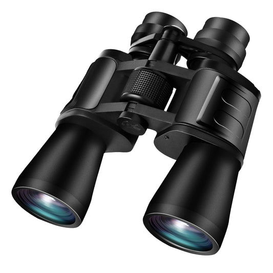 Portable Zoom Binoculars with FMC Lens Low Light Night Vision for Bird Watching Hunting Sports Events Concerts Adults Kids - Black -