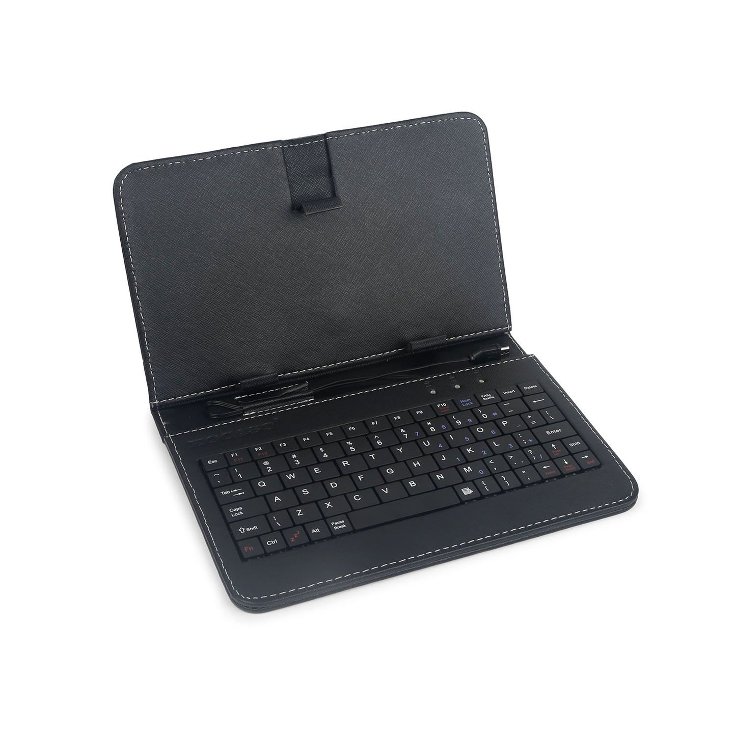 KOCASO Generic USB Keyborad & Leather Case Cover for MX780 Tablet PC in Black - Black -