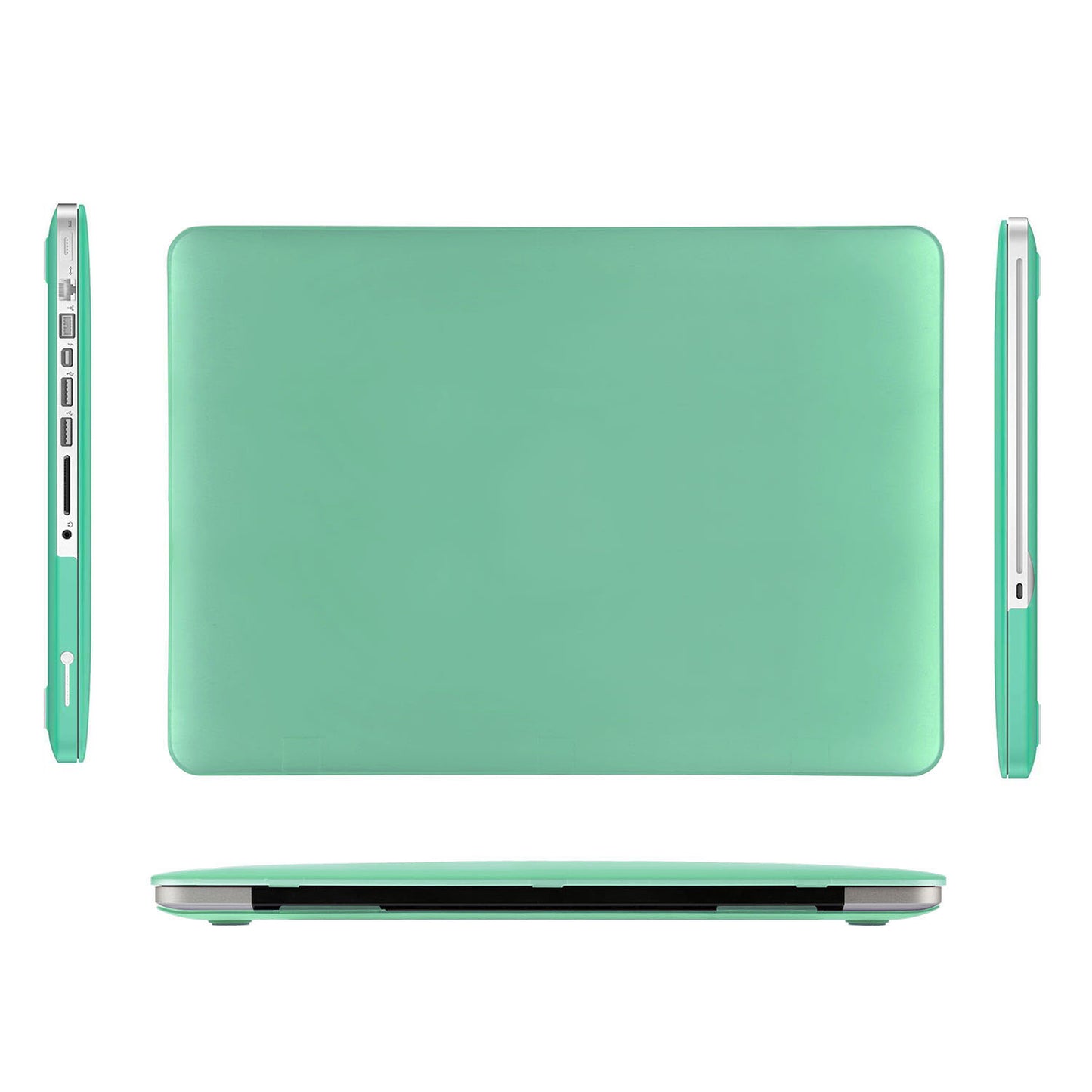 Hard Shell Portfolio Case for Apple Macbook Pro 13’’ with Keyboard Skin - Teal -